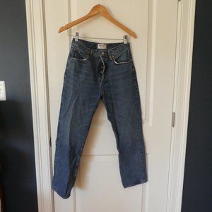 AGOLDE Straight Leg Jeans, Size 26